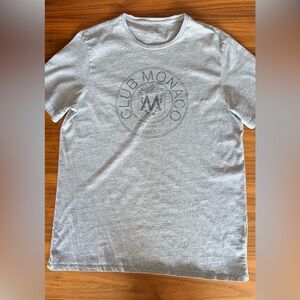 Club Monaco Light Gray Short Sleeve Tee